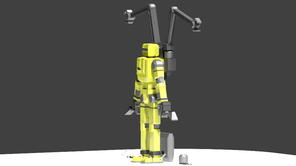 Low Poly Construction Mech -Adjutor preview image 8